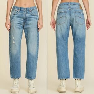 Denimist Boyfriend Jeans Raw Hem Size 27 Relaxed